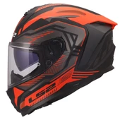 LS2 CHALLENGER 2 DRAVIX MAT KIRMIZI KASK thumbnail 3