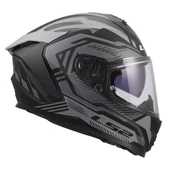 LS2 CHALLENGER 2 DRAVIX MAT GRİ KASK thumbnail 6