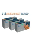 KOİN TİTAN EXTRA KALIN TURUNCU NİTRİL ELDİVEN 50Lİ XLARGE * 3 KUTU thumbnail 1