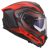 LS2 CHALLENGER 2 DRAVIX MAT KIRMIZI KASK thumbnail 7