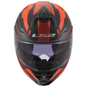 LS2 CHALLENGER 2 DRAVIX MAT KIRMIZI KASK thumbnail 2