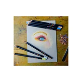 Uni-Ball Posca Pencıl Boya Kalemi Eflatun thumbnail 6
