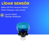 Midea S8 Plus Vacuum Cleaner Robot Süpürge Lidar Sensör thumbnail 1