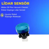 Midea S8 Plus Vacuum Cleaner Robot Süpürge Lidar Sensör thumbnail 2
