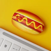Mustard Hot Dog Kablosuz Mouse thumbnail 2