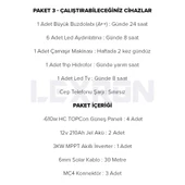 LEXRON 3kW BAĞ EVİ PAKET SİSTEM 2 thumbnail 2