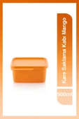Tupperware Kare Buzdolabı Saklama Kabı 500ml Mango thumbnail 1