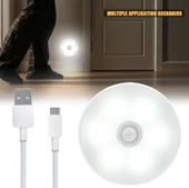 HAREKET SENSÖRLÜ USB ŞARJLI LED IŞIK LAMBA thumbnail 1