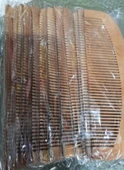 Ahşap Tarak 12'li Paket Dar Dişli Oval thumbnail 3
