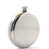 Paslanmaz Çelik Yuvarlak 8 Oz Tekli Matara thumbnail 1