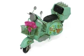 Dekoratif Metal Scooter Sepetli thumbnail 3