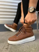 Taba (Beyaz Taban) Bağcıklı Erkek Sneaker Bot thumbnail 1