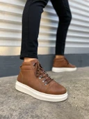 Taba (Beyaz Taban) Bağcıklı Erkek Sneaker Bot thumbnail 3