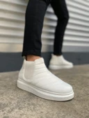 Beyaz Lastikli Erkek Sneaker Bot thumbnail 3