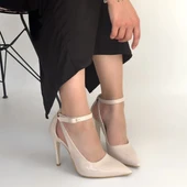 Wenni Bej Rugan Stiletto Ayakkabı thumbnail 5