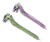 Dragonlu Polyester Tükenmez Kalem thumbnail 1