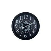 Heritage Black 60 Cm Çarklı Duvar Saati thumbnail 3