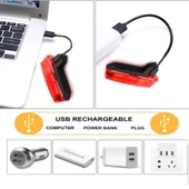 HSGL USB ŞARJLI ÖN ARKA IŞIKLI FAR SET thumbnail 5