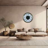 Roma Elegance Eskitme 60 Cm Çarklı Duvar Saati thumbnail 1