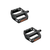 Hsgl Bisiklet Geniş Bilyalı Reflektörlü Siyah Pedal thumbnail 1