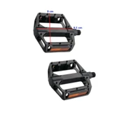 Hsgl Bisiklet Geniş Bilyalı Reflektörlü Siyah Pedal thumbnail 2