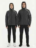 Gamp Unisex Kapüşonlu Parmak Geçmeli Softshell Mont thumbnail 11
