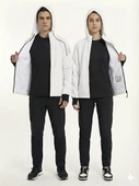 Gamp Unisex Kapüşonlu Parmak Geçmeli Softshell Mont thumbnail 7