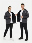 Gamp Unisex Kapüşonlu Parmak Geçmeli Softshell Mont thumbnail 8