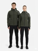 Gamp Unisex Kapüşonlu Parmak Geçmeli Softshell Mont thumbnail 3