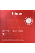 Hisar Heybeli Plus Midi Çelik Çaydanlık Siyah thumbnail 4