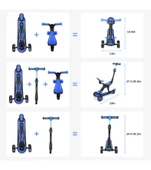3+ Yaş Scooter 3 in 1 Yönlendirmeli thumbnail 5