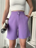 Düğmeli şort thumbnail 5
