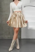 Piliseli deri etek gold h261564 thumbnail 1