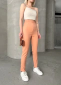 Beli lastikli karamel pantolon thumbnail 2