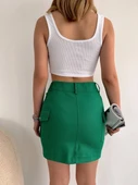 Körüklü cep etek yeşil s24904 thumbnail 3