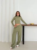 Balıkçı yaka örme takım mint thumbnail 4