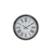 Silver Elegance 40 Cm Krom Metal Duvar Saati thumbnail 3