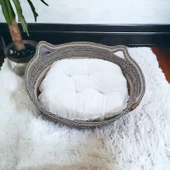 Decohandy 40 Cm Elyaflı Kedi Yatağı thumbnail 1