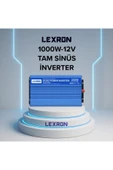 Lexron 12V 1000W Tam Sinüs İnverter thumbnail 1