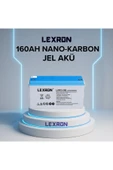 Lexron 12V 160AH DEEP CYCLE SOLAR JEL AKÜ thumbnail 1