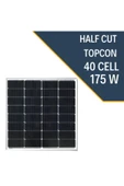 Lexron 175W HALFCUT MONOKRİSTAL GÜNEŞ PANELİ thumbnail 2