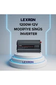 Lexron 1200W 12V Modifiye Sinüs İnverter thumbnail 1