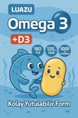 BİOWELL Luazu Omega3 D3 60 Yumuşak Jel Kapsül thumbnail 3