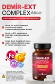DEMİR-EXT KOMPLEX (Ferroz Bisglisinat) 60 Bitkisel Kapsül %50 İNDİRİM thumbnail 2