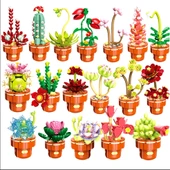 Building Block Flower 192 Parça Kaktüs thumbnail 5