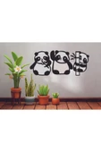 DT Dekor Treni Sevimli Panda Duvar dekor seti thumbnail 1