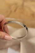 316L Çelik Silver Renk Bilezik thumbnail 2