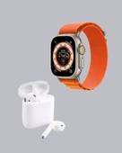 S8 Akıllı Saat Bluetooth Kablosuz Kulaklık 2’Li Set thumbnail 2