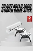 3D 2000 Oyunlu Game Stick Oyun Konsolu Çift Konsol thumbnail 2