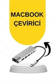 Macbook Pro/Air Uyumlu Usb Type-C 8 In 1 Hub Dönüştürücü Çevirici Çoklayıcı Usb Hdmı Micro Sd 8 Girişli thumbnail 2